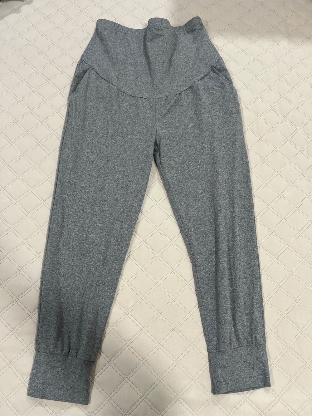Gray Maternity/Tummy Support Kids Bottoms